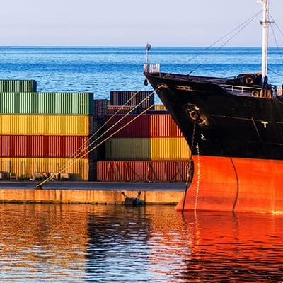 The sea freight shipping fee for each 
